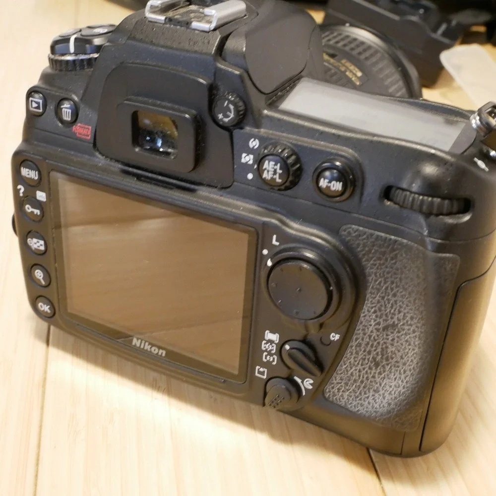 Nikon D300 Digital SLR Camera with Lens, Case, Straps, Battery, Charger, CF Card